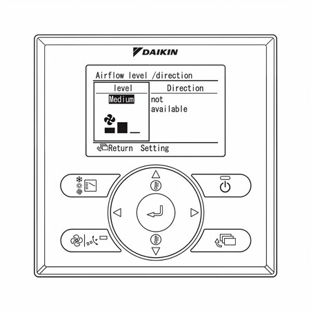 Air-conditioning fan controls